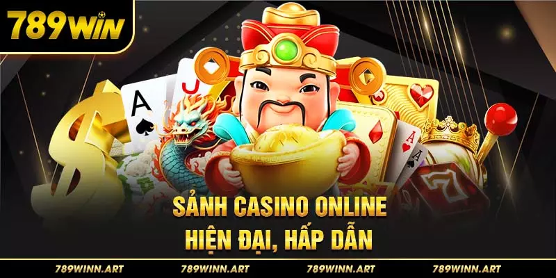 Sảnh casino online hiện đại, hấp dẫn và dễ trải nghiệm